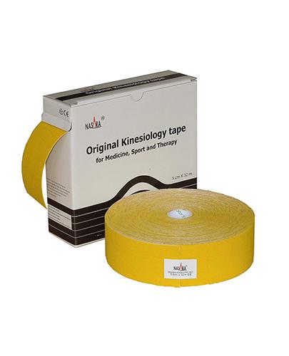  Nasara Kinesiology Tape XXL, 5 cm x 32 m, żółty, 1 szt., cena, wskazania, właściwości - Apteka internetowa Melissa  