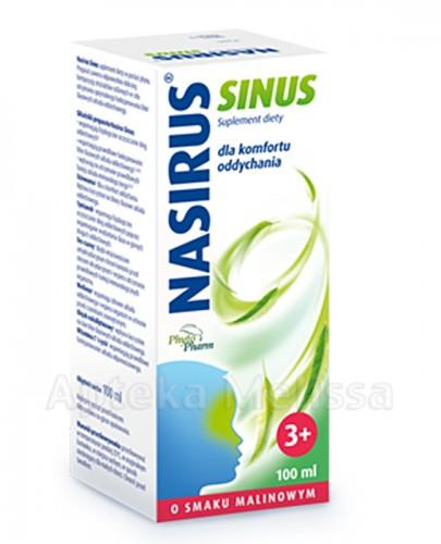 NASIRUS SINUS płyn o smaku malinowym - 100 ml - Apteka internetowa Melissa