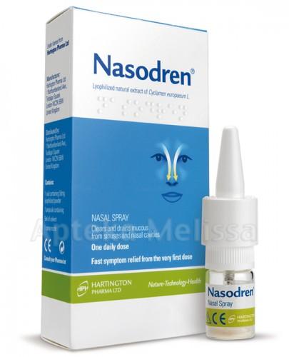  NASODREN Aerozol do nosa - 50 mg fiofilizatu + 5 ml rozp. - Apteka internetowa Melissa  