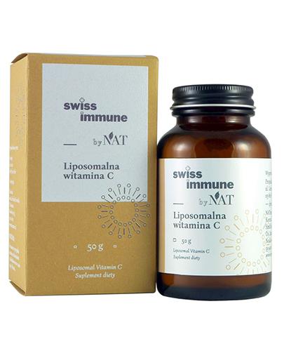 Nat Swiss immune Liposomalna witamina C, 50 g, cena, opinie, składniki - Apteka internetowa Melissa  