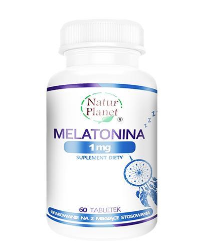  NATUR PLANET Melatonina 1 mg - 60 tabl. - zasypianie - cena, wskazania, opinie - Apteka internetowa Melissa  