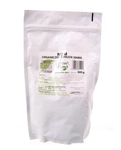 NATUR PLANET MSM - 500 g - cena, opinie, dawkowanie