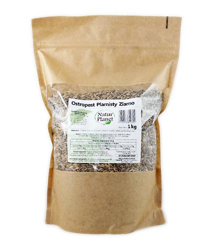 NATUR PLANET Ostropest plamisty ziarno - 1000 g - regeneracja wątroby - cena, opinie, wskazania