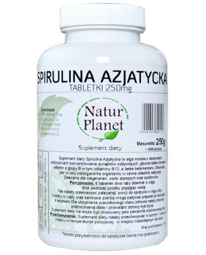  NATUR PLANET Spirulina azjatycka tabletki, 250 g - Apteka internetowa Melissa  