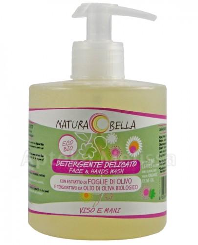 NATURA BELLA Delikatny płyn do mycia twarzy z wyciągiem z liści oliwnych - 350ml - Apteka internetowa Melissa