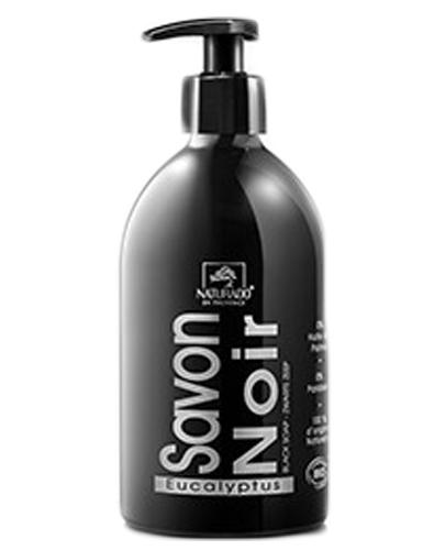Naturado Czarne mydło w płynie Savon Noir z eukaliptusem - 500 ml - cena, opinie, stosowanie - Drogeria Melissa
