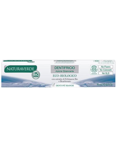 Naturaverde Dentifricio Azione Sbiancante Ekologiczna pasta do zębów - 75 ml - cena, opinie, właściwości - Apteka internetowa Melissa  