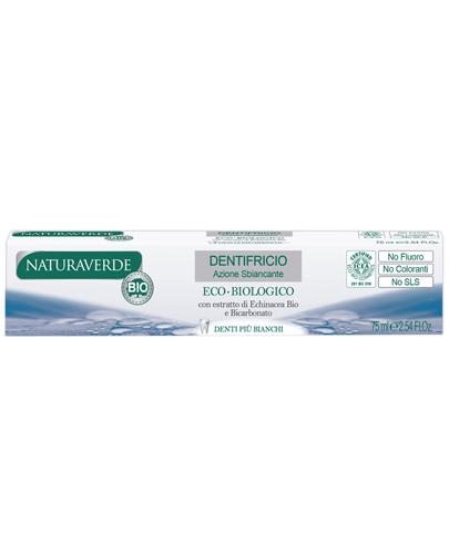 Naturaverde Dentifricio Azione Sbiancante Ekologiczna pasta do zębów - 75 ml - cena, opinie, właściwości - Drogeria Melissa