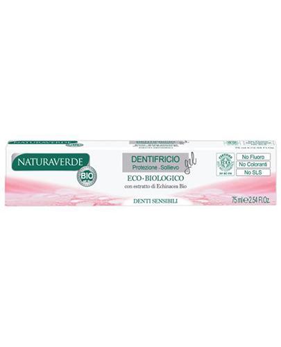  Naturaverde Dentifricio Protezione - Sollievo Ekologiczna pasta do zębów w żelu, 75 ml  - Apteka internetowa Melissa  