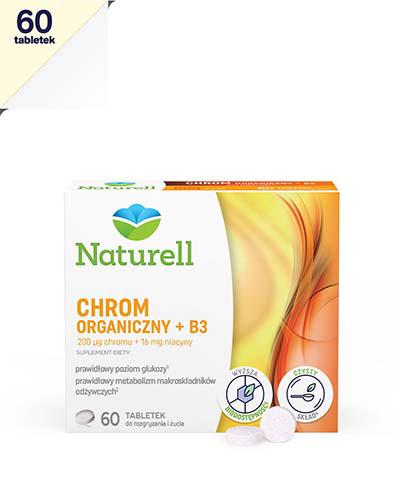 NATURELL Chrom organiczny + B3 - 60 tabl. - Apteka internetowa Melissa