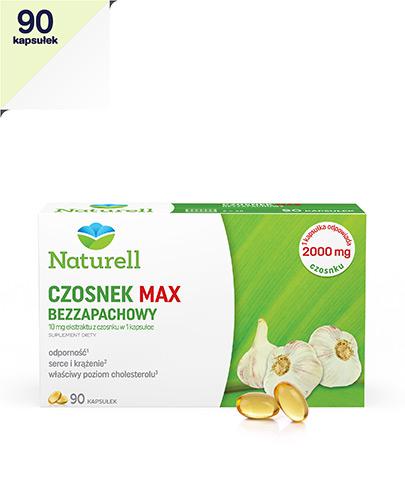 NATURELL Czosnek Max Bezzapachowy - 90 kaps. - Apteka internetowa Melissa