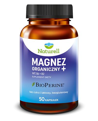 Naturell Magnez Organiczny+, 50 kapsułek, cena, opinie, wskazania