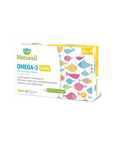 
                                                                          Naturell Omega 3 Baby, 40 kapsułek - Drogeria Melissa                                              