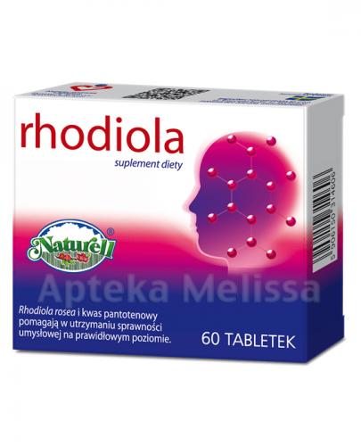 NATURELL Rhodiola - 60 tabl. - Apteka internetowa Melissa