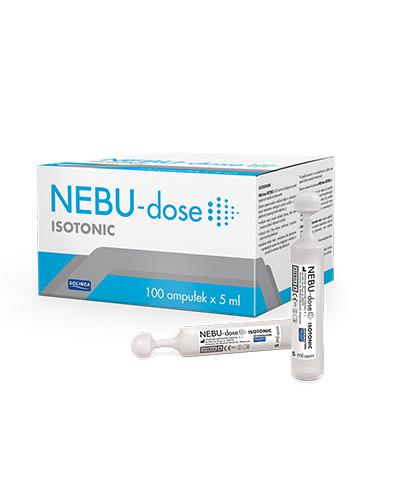 Nebu-Dose Isotonic, roztwór w ampułkach do inhalacji i przemywania oczu, 100 x 5 ml
