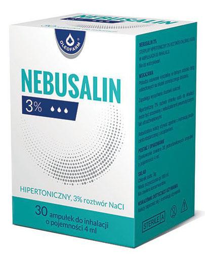  NEBUSALIN 3% Hipertoniczny roztwór NaCl - 30x4ml - cena, opinie, właściwości  - Apteka internetowa Melissa  