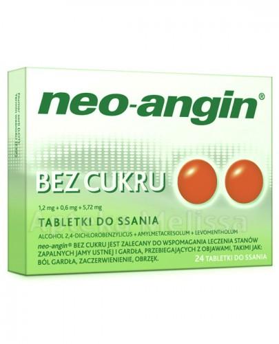 Neo-Angin bez cukru, tabletki do ssania, 24 sztuk