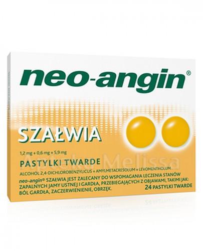 NEO-ANGIN Szałwia - 24 past. do ssania - Apteka internetowa Melissa