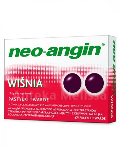 NEO-ANGIN Wiśnia - 24 past. do ssania - Apteka internetowa Melissa