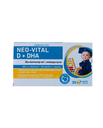  Neo-Vital D+DHA dla niemowląt od 1. miesiąca życia, 30 kaps., cena, opinie, właściwości  - Apteka internetowa Melissa  