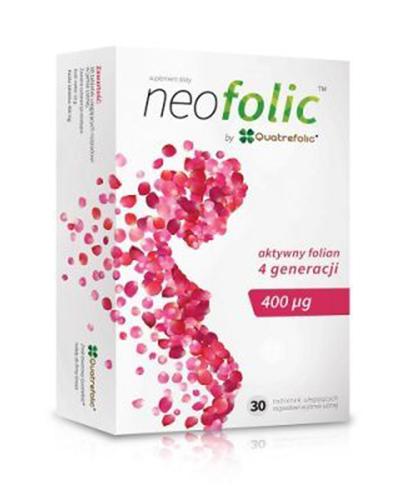 Neofolic aktywny folian 4 generacji 400 ug - 30 tabl.- cena, opinie, dawkowanie - Apteka internetowa Melissa