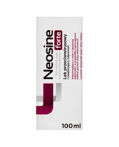 NEOSINE FORTE 500mg/5ml Syrop przeciwwirusowy - 100 ml - Apteka internetowa Melissa