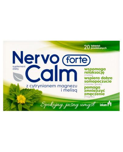 Nervocalm Forte 20 Tabl Apteka Melissa