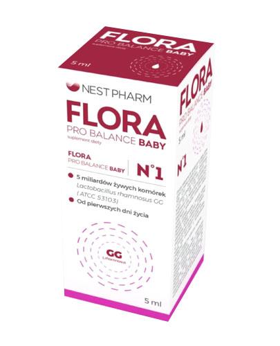  NEST PHARM Flora pro balance baby - 5 ml Probiotyk dla dzieci - cena, opinie, dawkowanie - Apteka internetowa Melissa  