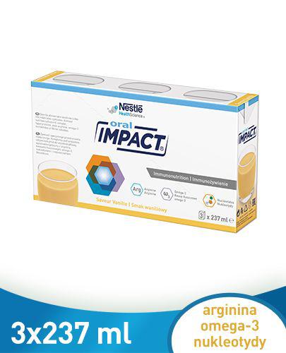 zdjęcie NESTLE IMPACT ORAL Smak waniliowy, 3x237 ml