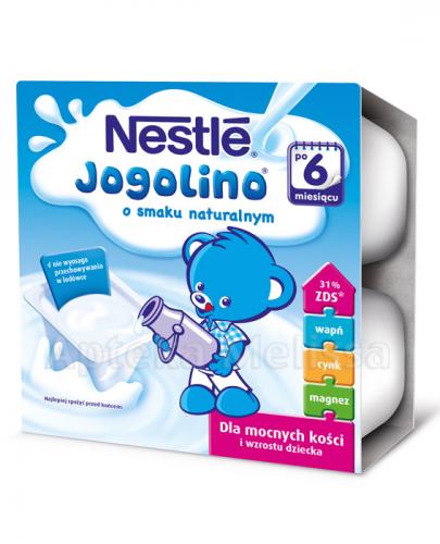 NESTLE JOGOLINO Naturalny po 6 m-cu - 400 g (4x100g) - Apteka internetowa Melissa