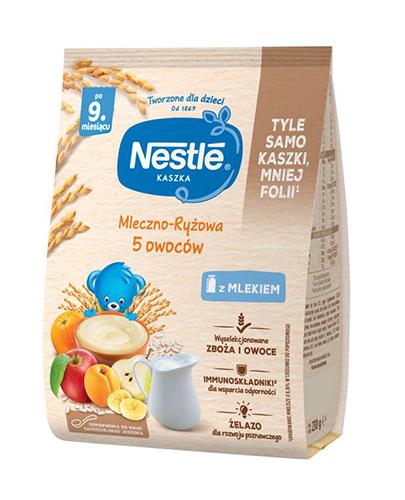  Nestle Kaszka mleczno-ryżowa 5 owoców dla niemowląt po 9. miesiącu, 400 g - Apteka internetowa Melissa  