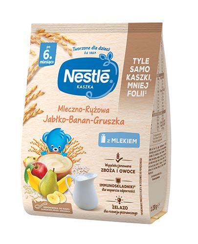 NESTLE Kaszka mleczno-ryżowa banan jabłko gruszka, po 6 miesiącu - 230 g - Apteka internetowa Melissa