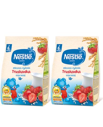  NESTLE Kaszka mleczno-ryżowa truskawka, po 6 miesiącu - 2 x 230 g - Apteka internetowa Melissa  