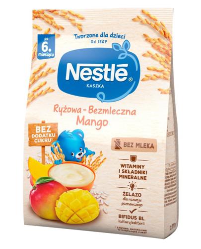  Nestle Kaszka Ryżowa- Bezmleczna Mango po 6 miesiącu, 170 g, cena, opinie, właściwości - Apteka internetowa Melissa  