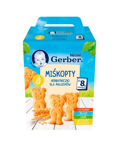 GERBER MIŚKOPTY Herbatniczki dla maluchów po 8 miesiącu - 180 g - Apteka internetowa Melissa
