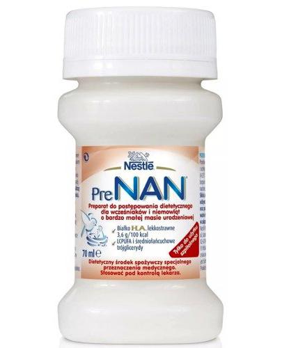 NESTLE PRENAN Mleko dla wcześniaków i niemowląt o małej masie urodzeniowej - 70 ml - Apteka internetowa Melissa