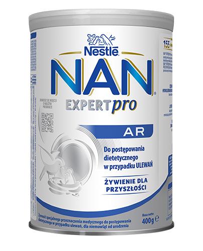 NESTLE NAN EXPERT A.R – preparat dla niemowląt z tendencją do ulewań – 400g - Apteka internetowa Melissa