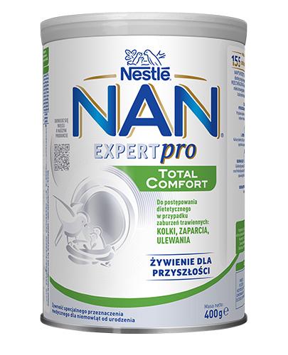 Nestle NAN EXPERT TOTAL COMFORT dla niemowląt w przypadku zaburzeń trawiennych kolki, zaparcia, ulewania od urodzenia - 400 g - Drogeria Melissa