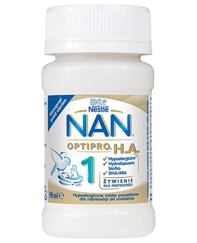  Nestle NAN  OPTIPRO H.A. 1 Mleko początkowe hypoalericzne dla niemowląt od urodzenia - 90 ml - cena, opinie, wskazania - Apteka internetowa Melissa  