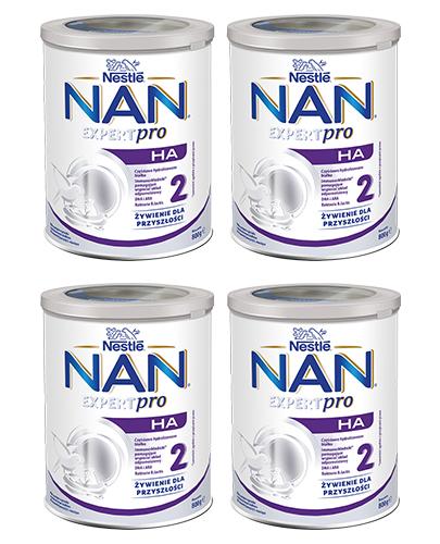  Nestle NAN EXPERT pro HA 2 Mleko następne dla niemowląt po 6 miesiącu hypoalergiczne - 4 x 800 g - cena, opinie, wskazania - Apteka internetowa Melissa  