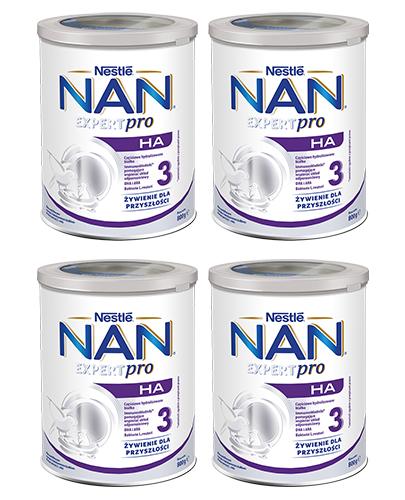  Nestle NAN EXPERT pro HA 3 Mleko modyfikowane w proszku po 1 roku hypoalergiczne - 4 x 800 g - Apteka internetowa Melissa  