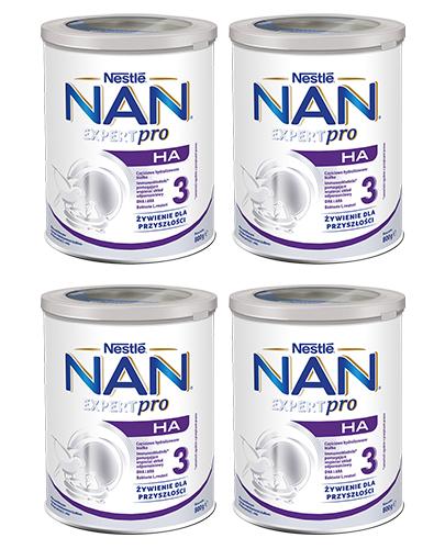 Nestle NAN EXPERT pro HA 3 Mleko modyfikowane w proszku po 1 roku hypoalergiczne - 4 x 800 g - Apteka internetowa Melissa