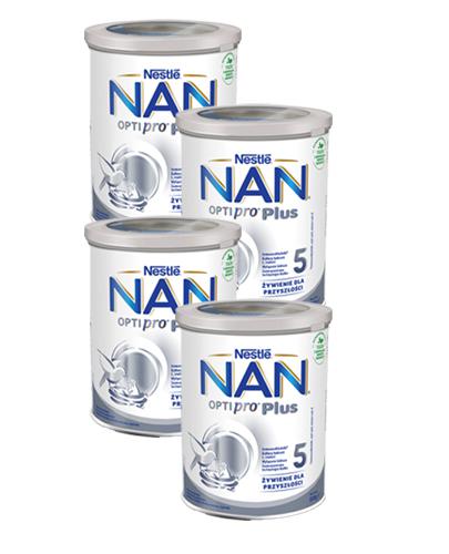  Nestle Nan OptiPro Plus 5 Produkt na bazie mleka dla małych dzieci po 2,5 roku życia, 4 x 800 g, cena, wskazania, skład - Apteka internetowa Melissa  