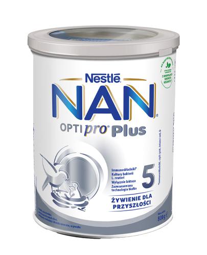 Nestle Nan OptiPro Plus 5 Produkt na bazie mleka dla małych dzieci po 2,5 roku życia, 800 g, cena, opinie, właściwości  - Apteka internetowa Melissa  