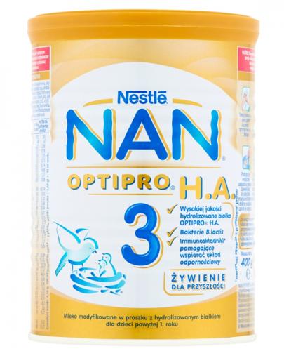 Nestle Nan Optipro H.A. 3 Mleko modyfikowane w proszku po 1 roku hypoalergiczne - Apteka internetowa Melissa