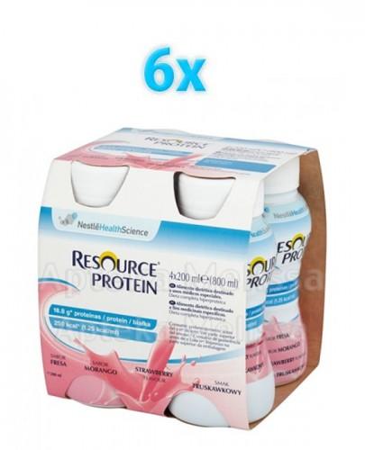 RESOURCE PROTEIN Smak truskawkowy - 24 x 200 ml - Apteka internetowa Melissa