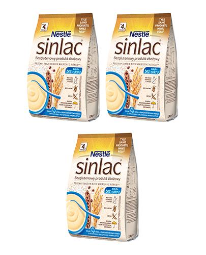  NESTLE SINLAC Bezglutenowy produkt zbożowy bez dodatku cukru po 4. miesiącu, 3 x 300 g - Apteka internetowa Melissa  