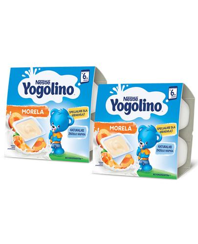  NESTLE YOGOLINO Deserek mleczno-owocowy, jogurcik morela po 6 miesiącu - 8x100 g - Apteka internetowa Melissa  