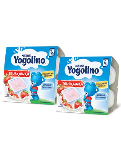  NESTLE YOGOLINO Deserek mleczno-owocowy, jogurcik truskawka po 6 miesiącu - 8 x 100 g - Apteka internetowa Melissa  