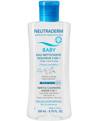  Neutraderm Baby Łagodna woda myjąca 3 w 1 Twarz, ciało i włosy, 200 ml - Apteka internetowa Melissa  